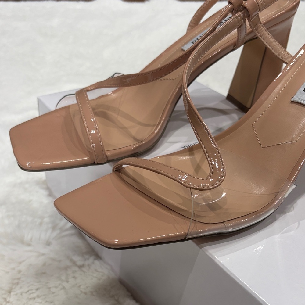 Charles David Nude Strappy Heels,size 9.5 - Picture 4 of 17